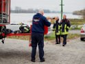 PKW Suche im Rhein Hitdorfer Rheinfaehre P13